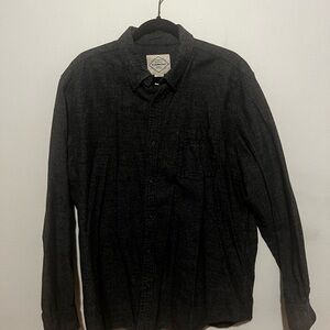 St. John's Bay Charcoal Button-Down Shirt